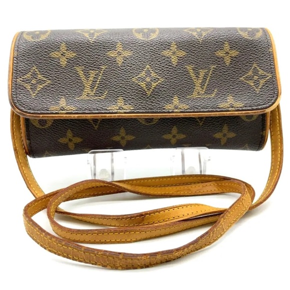 Auth Louis Vuitton Monogram Pochette Twin PM Shoulder Bag GUC - Picture 2 of 16